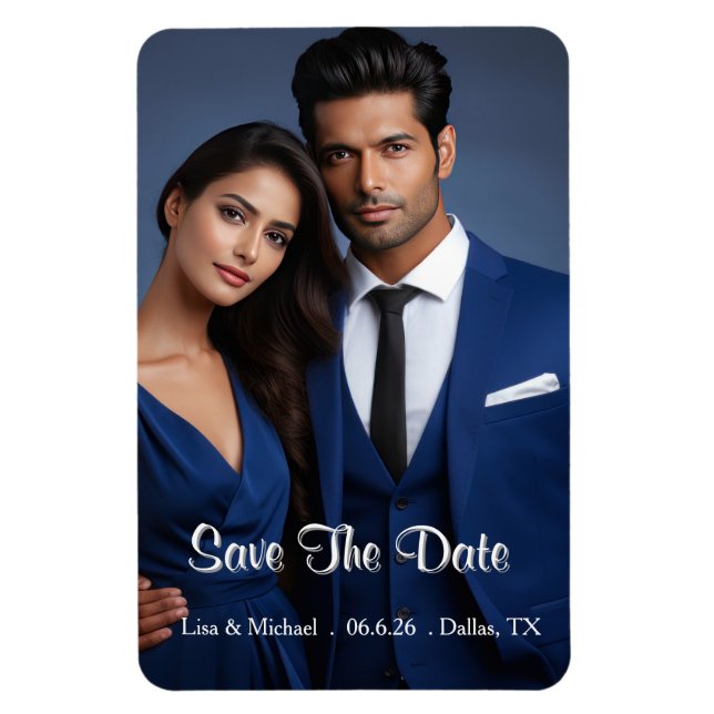 Benutzerdefiniertes Speichern des Datumsfensters Magnet (Vertikal)