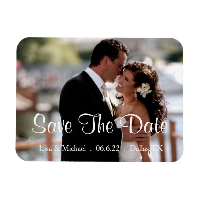 Benutzerdefiniertes Speichern des Datumsfensters Magnet (Horizontal)