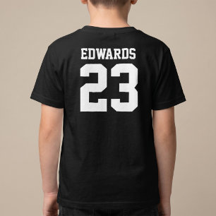 Benutzerdefiniertes Sportnummern-T-Shirt mit Namen T-Shirt
