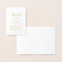 Benutzerdefiniertes Spread der Liebe-Elegante