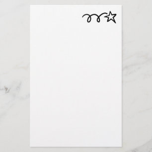 Benutzerdefiniertes Sternschnuppen-Schreibpapier Briefpapier