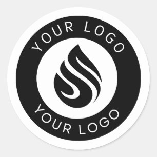 Benutzerdefiniertes Sticker-Logo für geschäftliche Runder Aufkleber