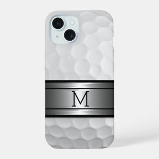 Benutzerdefiniertes stilvolles Golf-Sportball-Dimp iPhone 15 Hülle