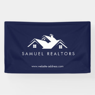Benutzerdefiniertes stilvolles modernes Immobilien Banner