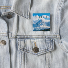 Benutzerdefiniertes stylisches Sky Image und Text  Button