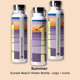 Benutzerdefiniertes Sunset-Design - Veranstaltung Trinkflasche