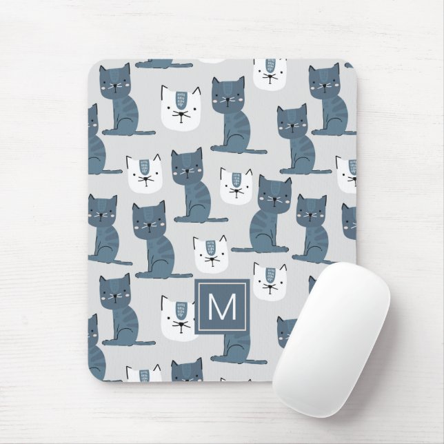 Benutzerdefiniertes Süße Tier Cats-Muster Mousepad (Mit Mouse)