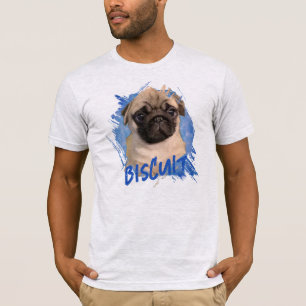Benutzerdefiniertes süßes lustiges Pug-Welpen-Hund T-Shirt