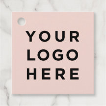 Benutzerdefiniertes süßes schickes rosa Logo und T