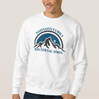 Benutzerdefiniertes T-Shirt für den Familien-Winte Sweatshirt