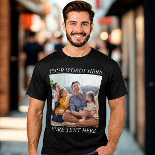 Benutzerdefiniertes T-Shirt mit Foto-Erinnerung un