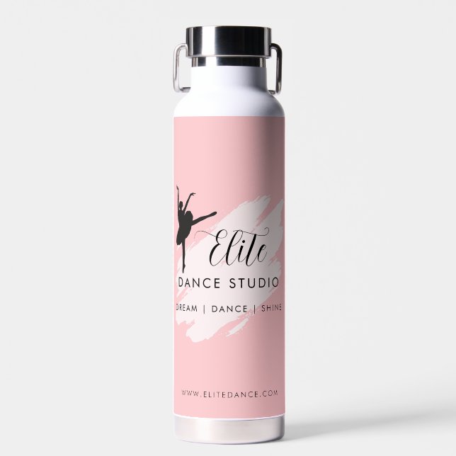 Benutzerdefiniertes Tanzstudio-Logo Personalisiert Trinkflasche (Vorne)