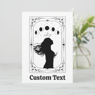 Benutzerdefiniertes Tarot Feministisch Magisches M Einladung