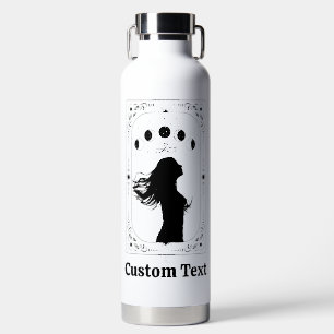 Benutzerdefiniertes Tarot Himmelsmond Magie Braut  Trinkflasche