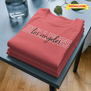 Benutzerdefiniertes Team-Maskottchen und Stadt-Var Tri-Blend Shirt