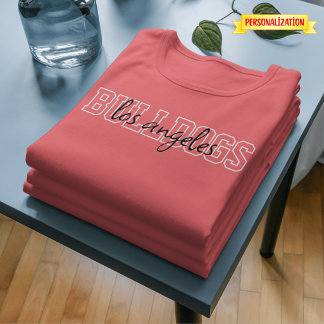 Benutzerdefiniertes Team-Maskottchen und Stadt-Var Tri-Blend Shirt