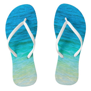 Benutzerdefiniertes Template Beach Waves Seaside A Flip Flops