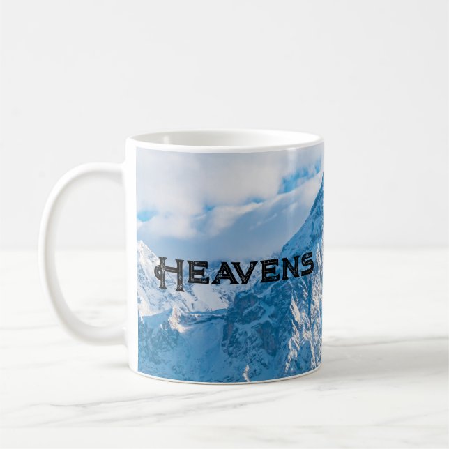 Benutzerdefiniertes Text-Sky-Bild im benutzerdefin Kaffeetasse (Links)