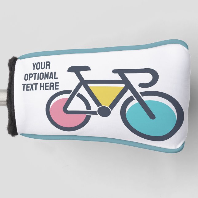 Benutzerdefiniertes TextCycling Golf Headcover (Vorderseite)