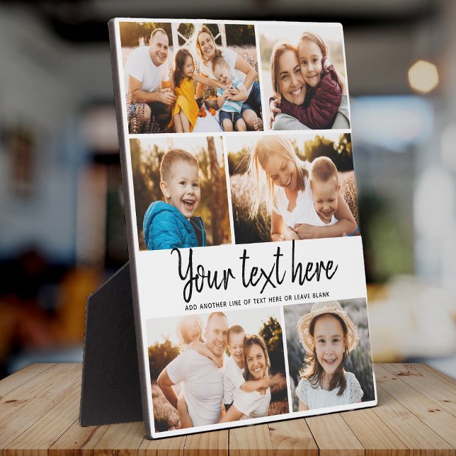 Benutzerdefiniertes Textfoto Collage Moderne Produ Fotoplatte (Von Creator hochgeladen)