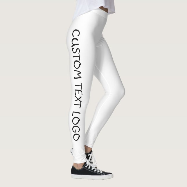 BENUTZERDEFINIERTES TEXTLOGO LEGGINGS (Rechts)