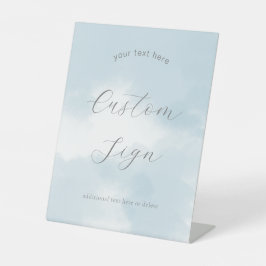 Benutzerdefiniertes Textzeichen für Cloud Nine-Bra Sockelschild