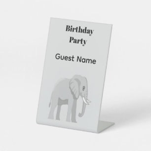 Benutzerdefiniertes Tischschild zum Geburtstag Sockelschild