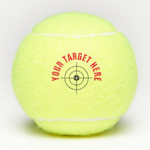 Benutzerdefiniertes transparentes Fadenkreuz-Logo- Tennisbälle
