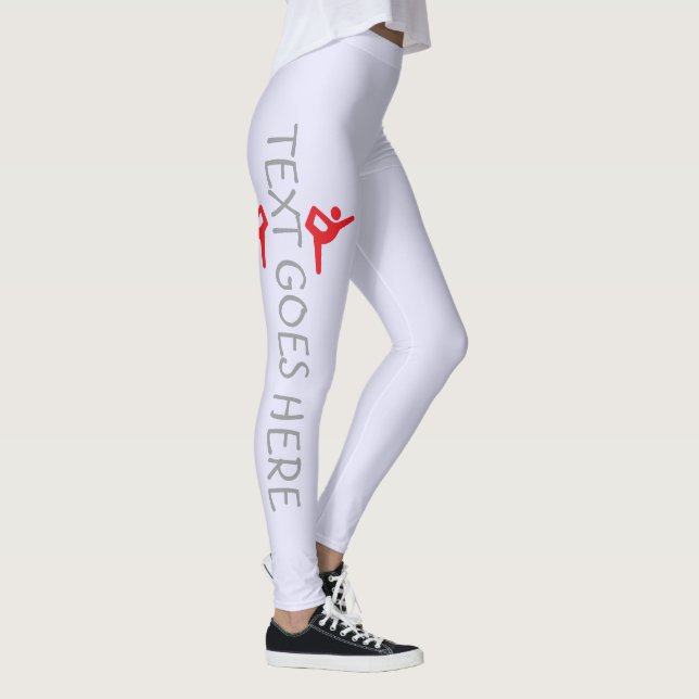 Benutzerdefiniertes Turndesign über Lavendel Leggings (Rechts)