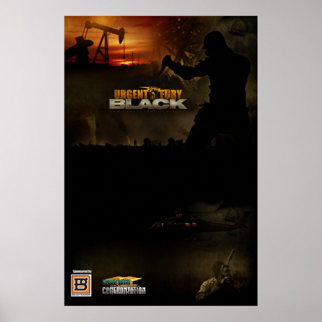 Benutzerdefiniertes UF Black Poster (Vorne)