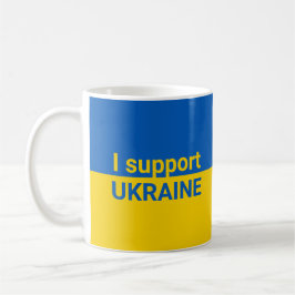 Benutzerdefiniertes ukrainisches Logo und Text mod Kaffeetasse