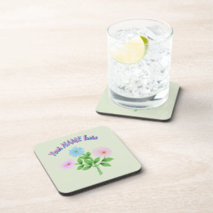 Benutzerdefiniertes und personalisiertes Wasserfar Getränkeuntersetzer