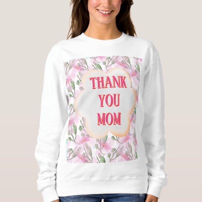 Benutzerdefiniertes und personalisiertes Wasserfar Sweatshirt (Vorderseite)