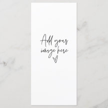 Benutzerdefiniertes Unterschreiben Hochzeitkarte A