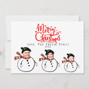 Benutzerdefiniertes Upload Family Foto gegenüber W Mitteilungskarte