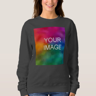 Benutzerdefiniertes Upload-Foto für Frauen Moderne Sweatshirt