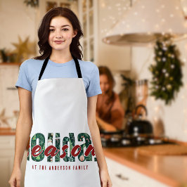 Benutzerdefiniertes Urlaubssaison-Muster Schürze