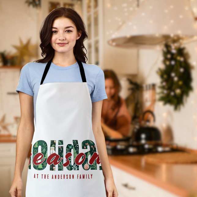 Benutzerdefiniertes Urlaubssaison-Muster Schürze (Von Creator hochgeladen)