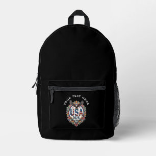 Benutzerdefiniertes USA National Soccer Team Bald  Bedruckter Rucksack