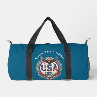 Benutzerdefiniertes USA National Soccer Team Bald Duffle Bag