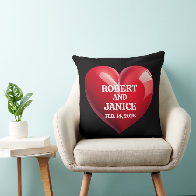 Benutzerdefiniertes Valentinstag-Geschenk mit pers Kissen (Stuhl )
