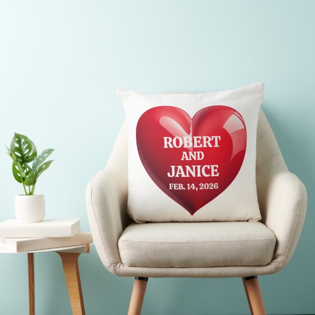 Benutzerdefiniertes Valentinstag-Geschenk mit pers Kissen (Stuhl )