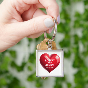 Benutzerdefiniertes Valentinstag-Geschenk mit pers Schlüsselanhänger