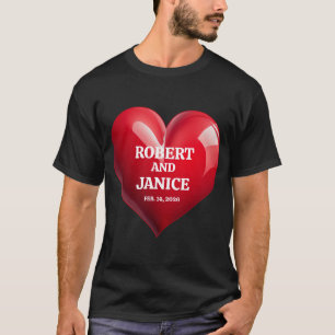 Benutzerdefiniertes Valentinstag-Geschenk mit pers T-Shirt