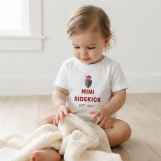 Benutzerdefiniertes Vater-Sohn-Matching-T-Shirt Baby T-shirt