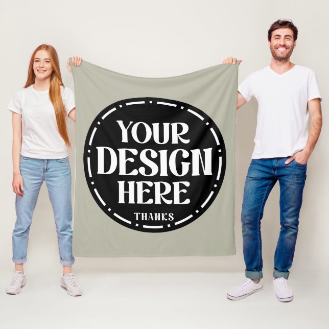 Benutzerdefiniertes Vatertags-Tassendesign Fleecedecke (Beispiel)