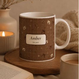 Benutzerdefiniertes Vintage-Cozy-Book-Reader-Ribbo Kaffeetasse
