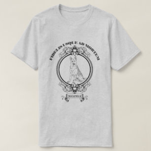 Benutzerdefiniertes Vintage-Deutscher-Schaferhund- T-Shirt