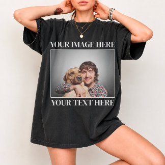 Benutzerdefiniertes Vintage-Foto und Jahr Nostalgi T-Shirt