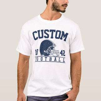 Benutzerdefiniertes Vintage-Fußball-Grafik-T-Shirt T-Shirt